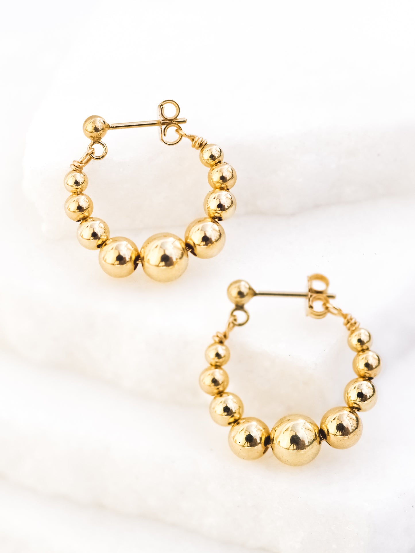 Bubble Hoop Earrings