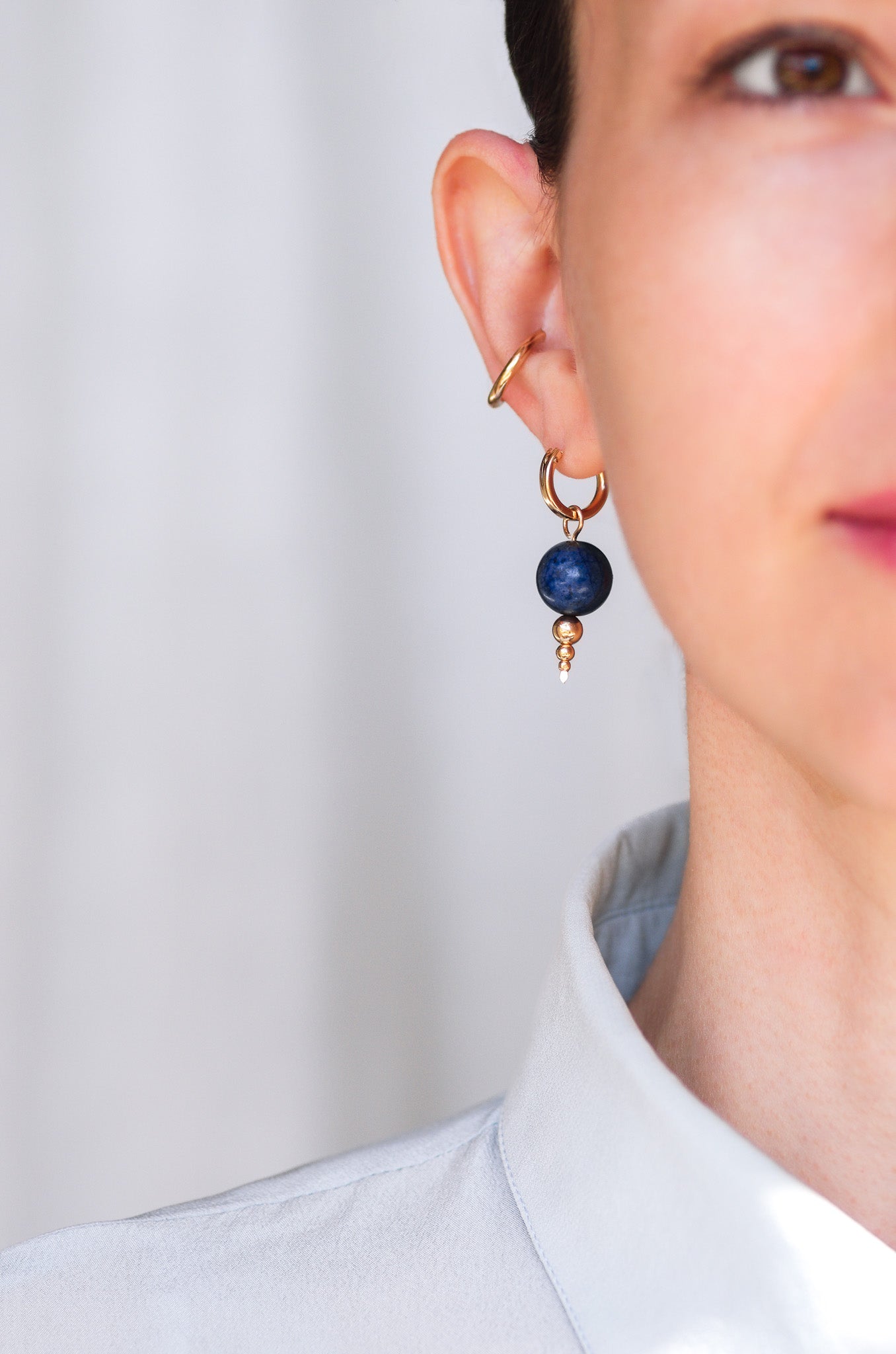 Sustainable Lapis Lazuli Earrings