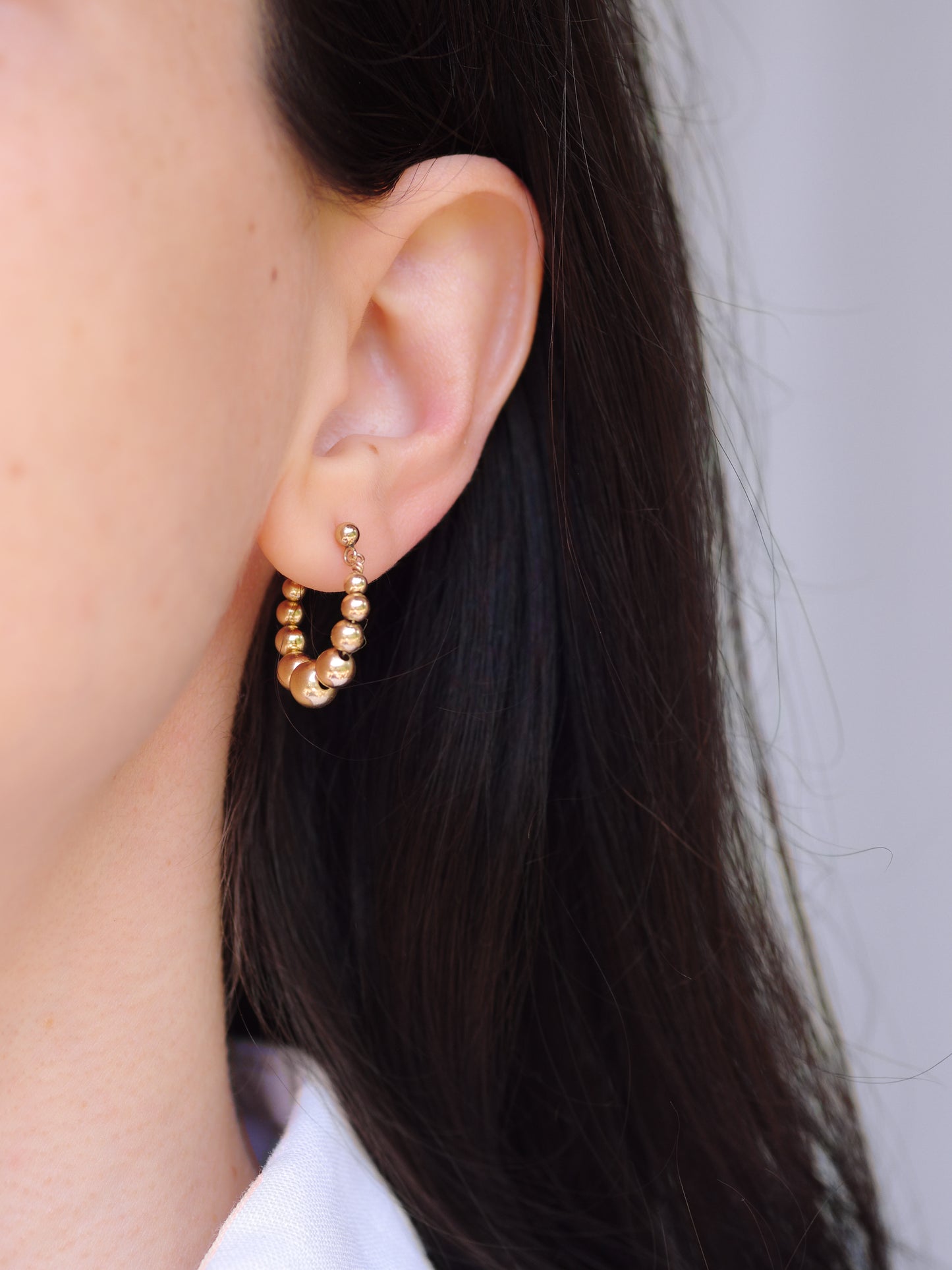Bubble Hoop Earrings