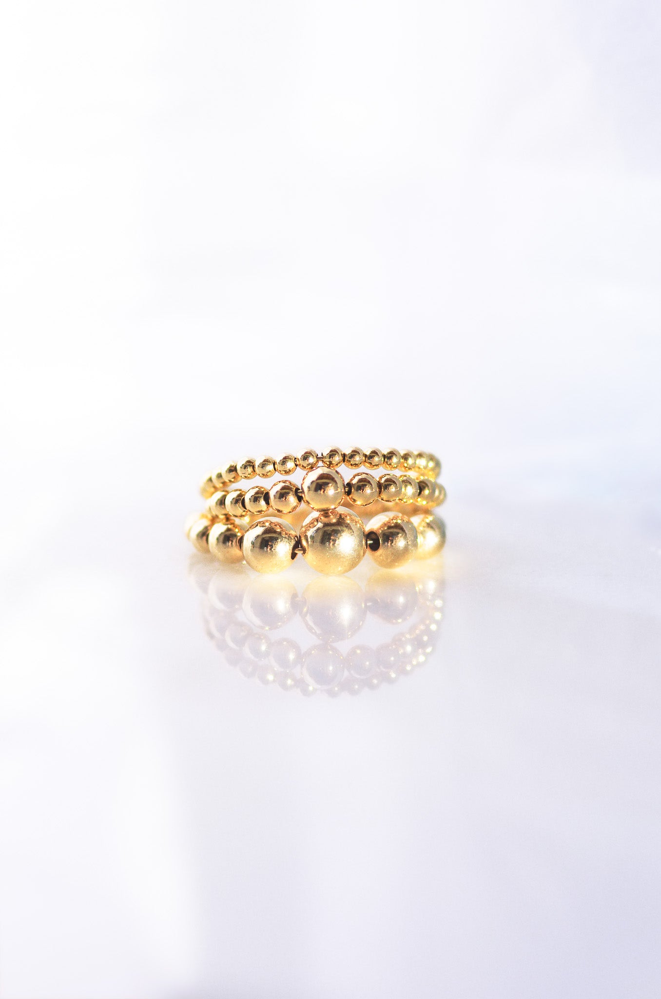 Goldperlen Ring, Dick