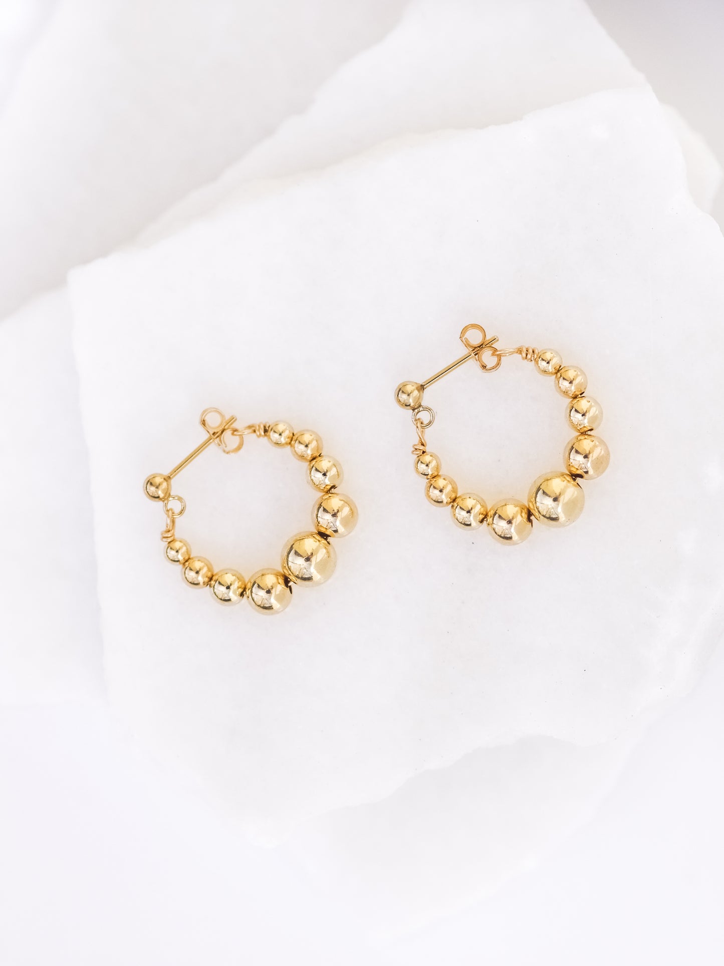 Bubble Hoop Earrings