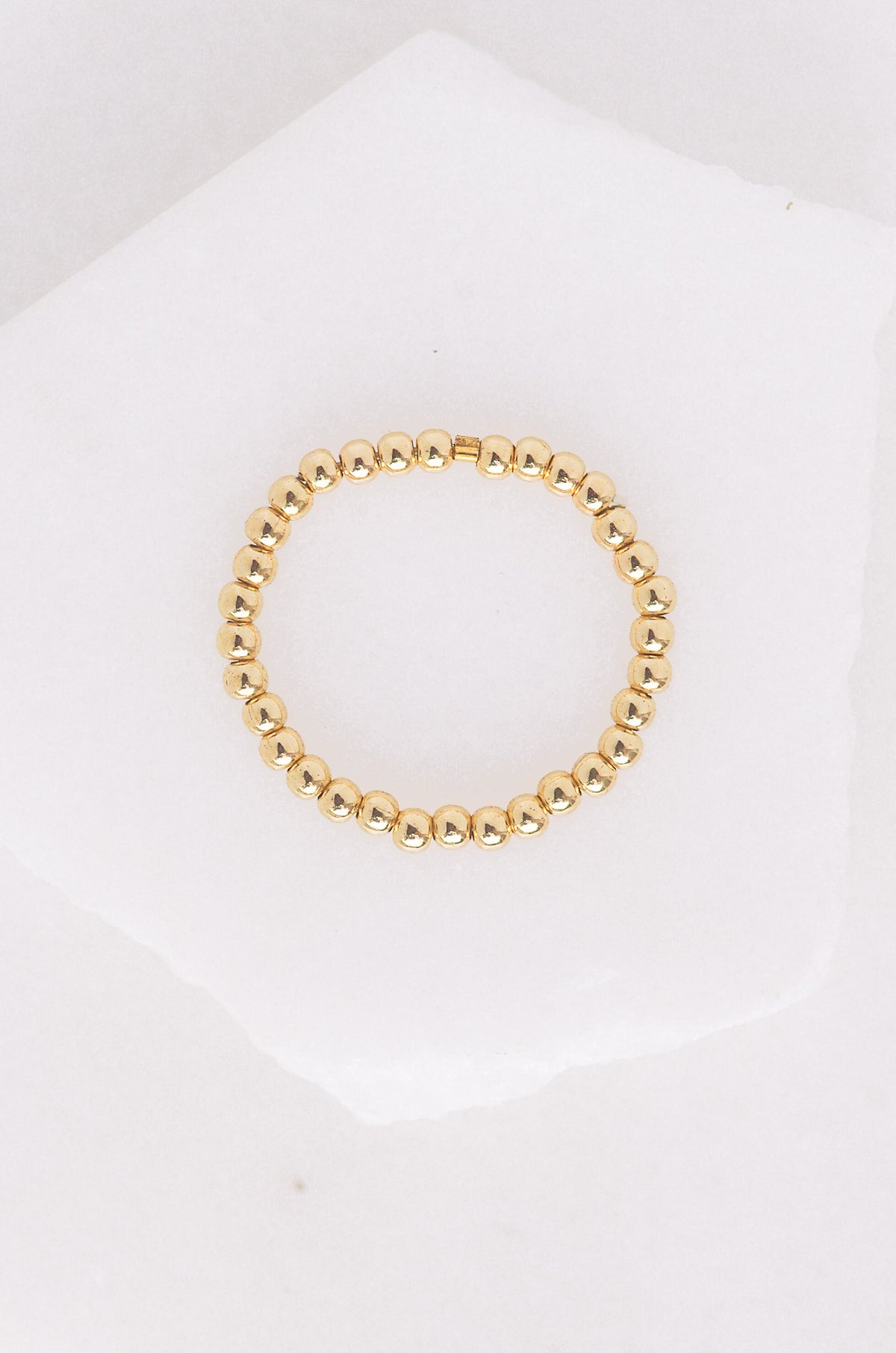 Skinny Beaded Ring