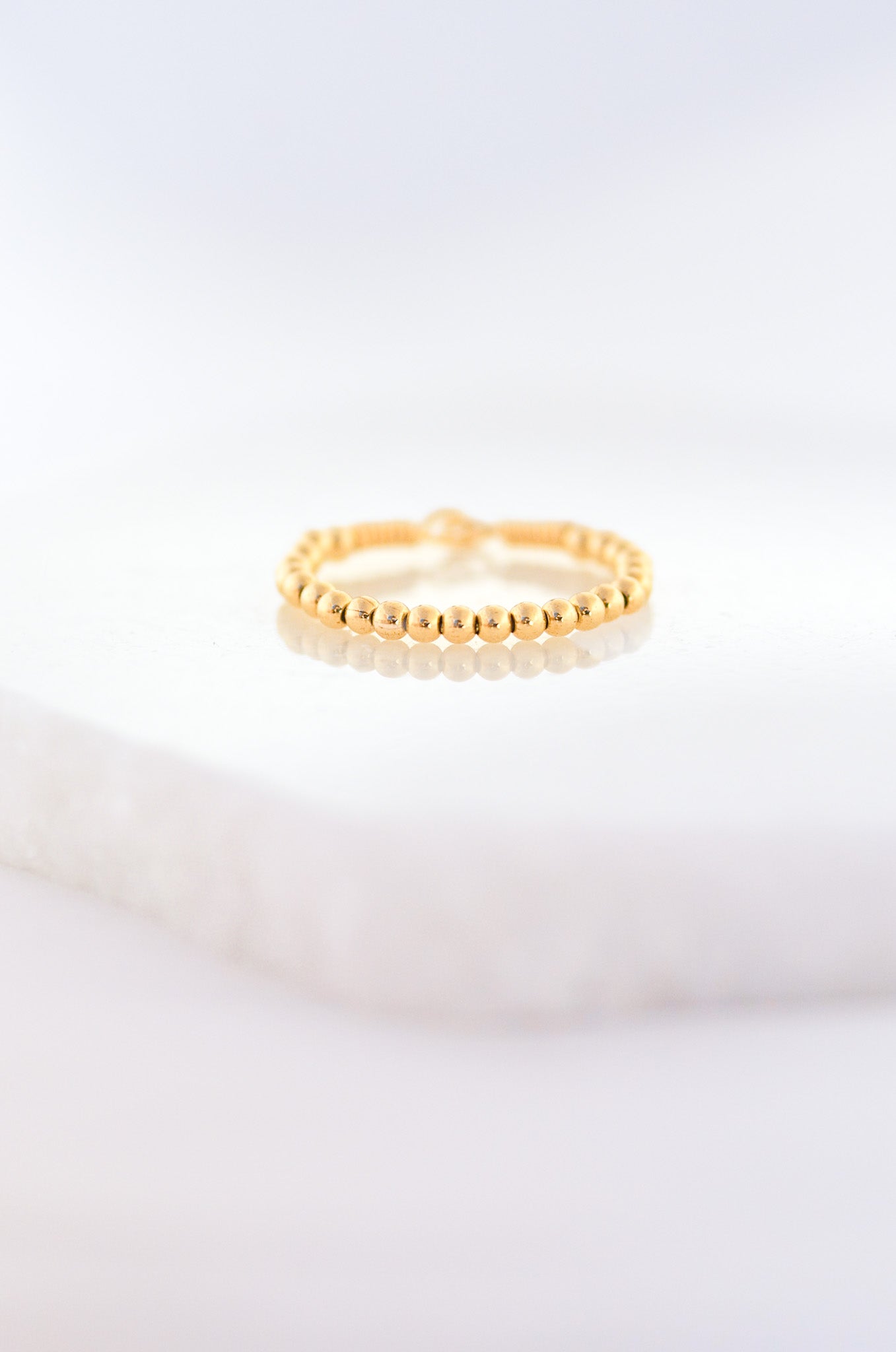Skinny Beaded Ring