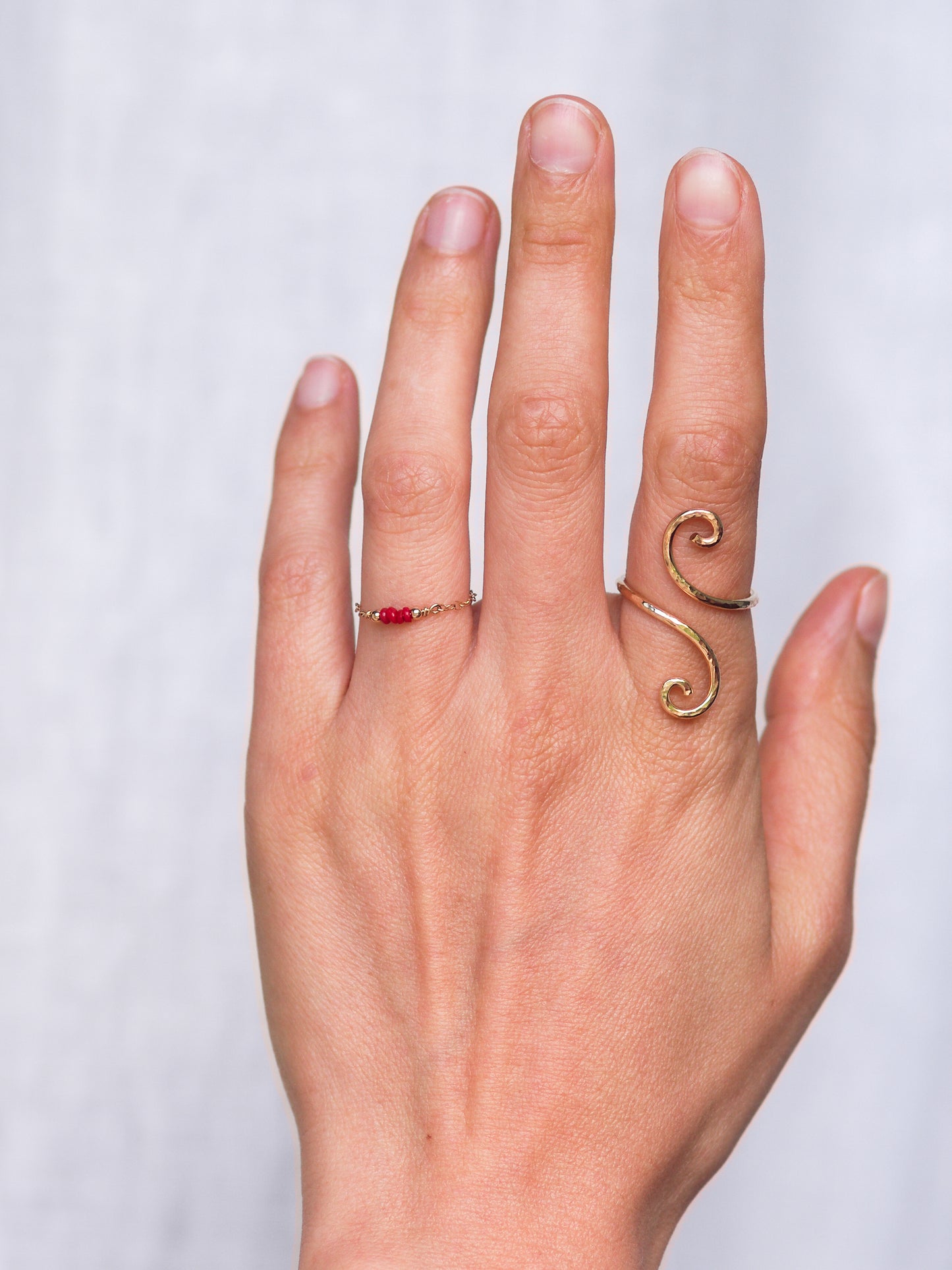Bold Spiral Ring, Big