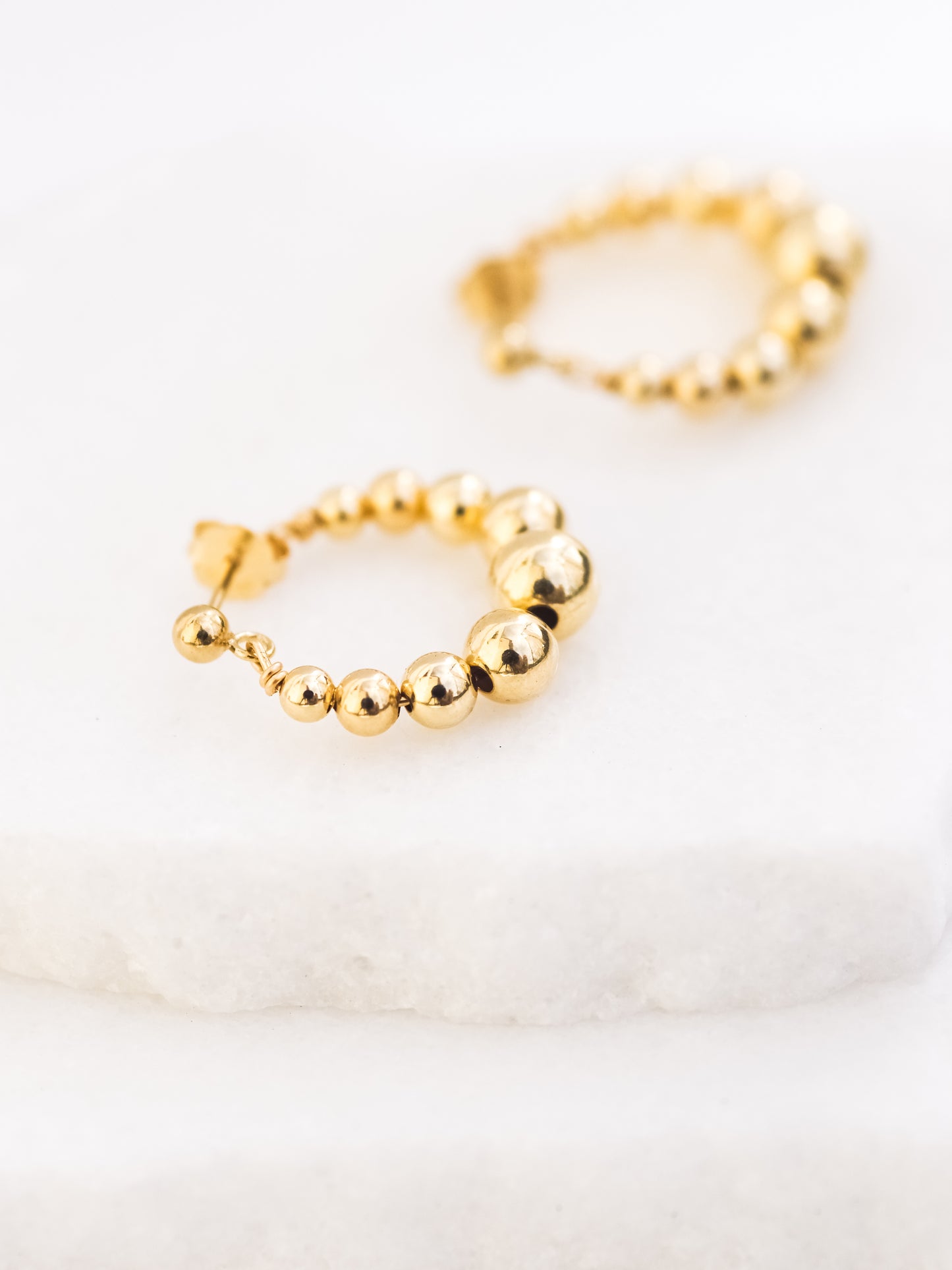 Bubble Hoop Earrings