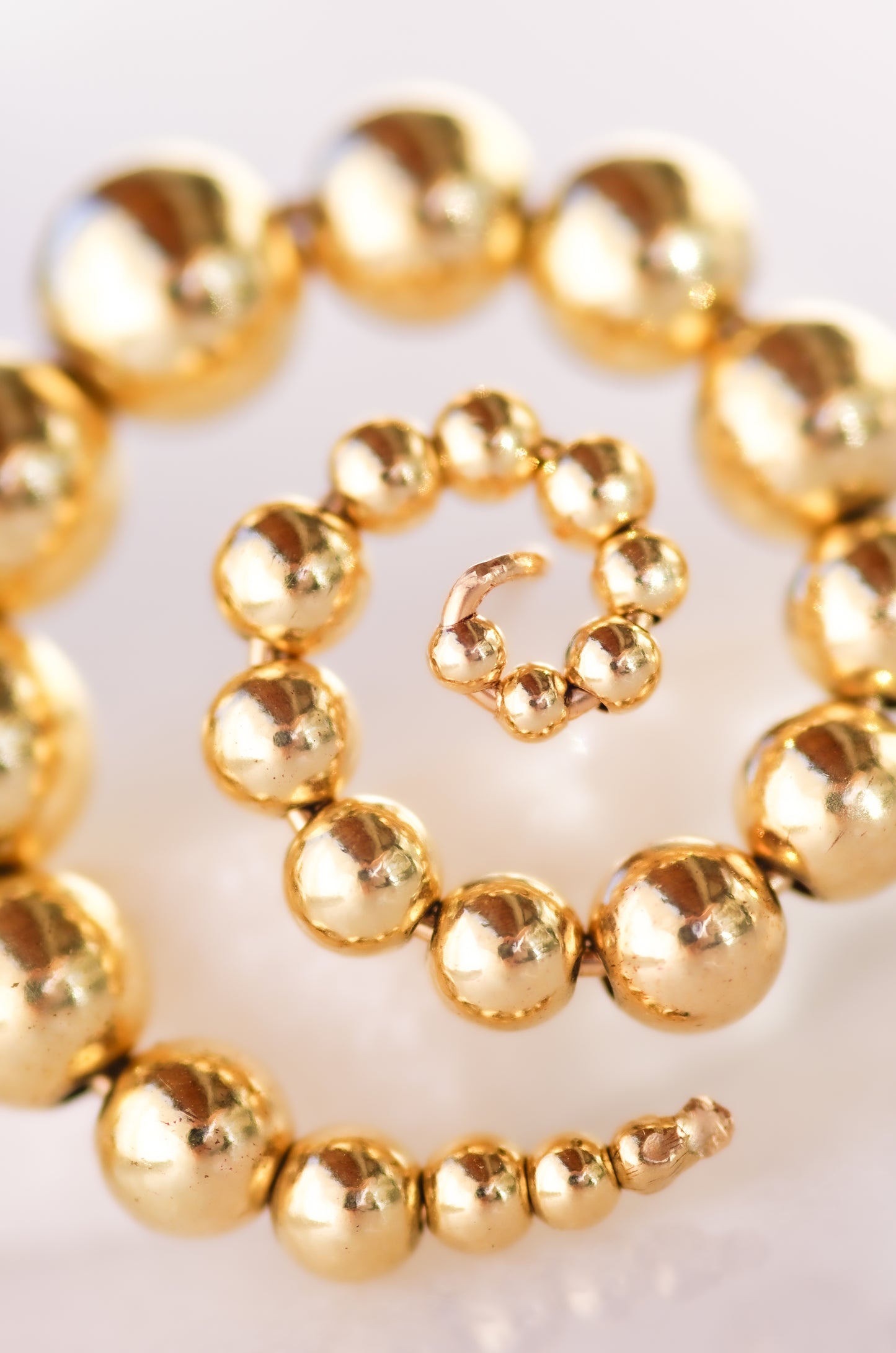 Sculptural Spiral Stud Earrings