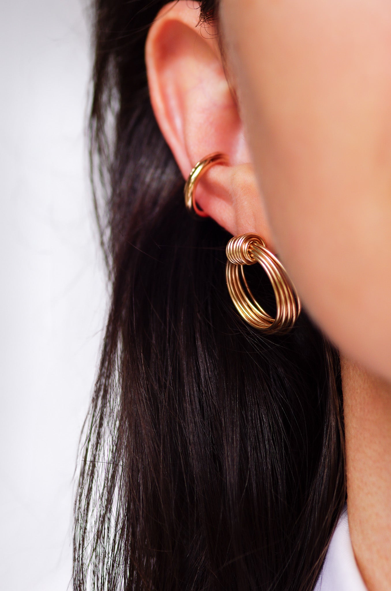 Chunky Circle Earrings