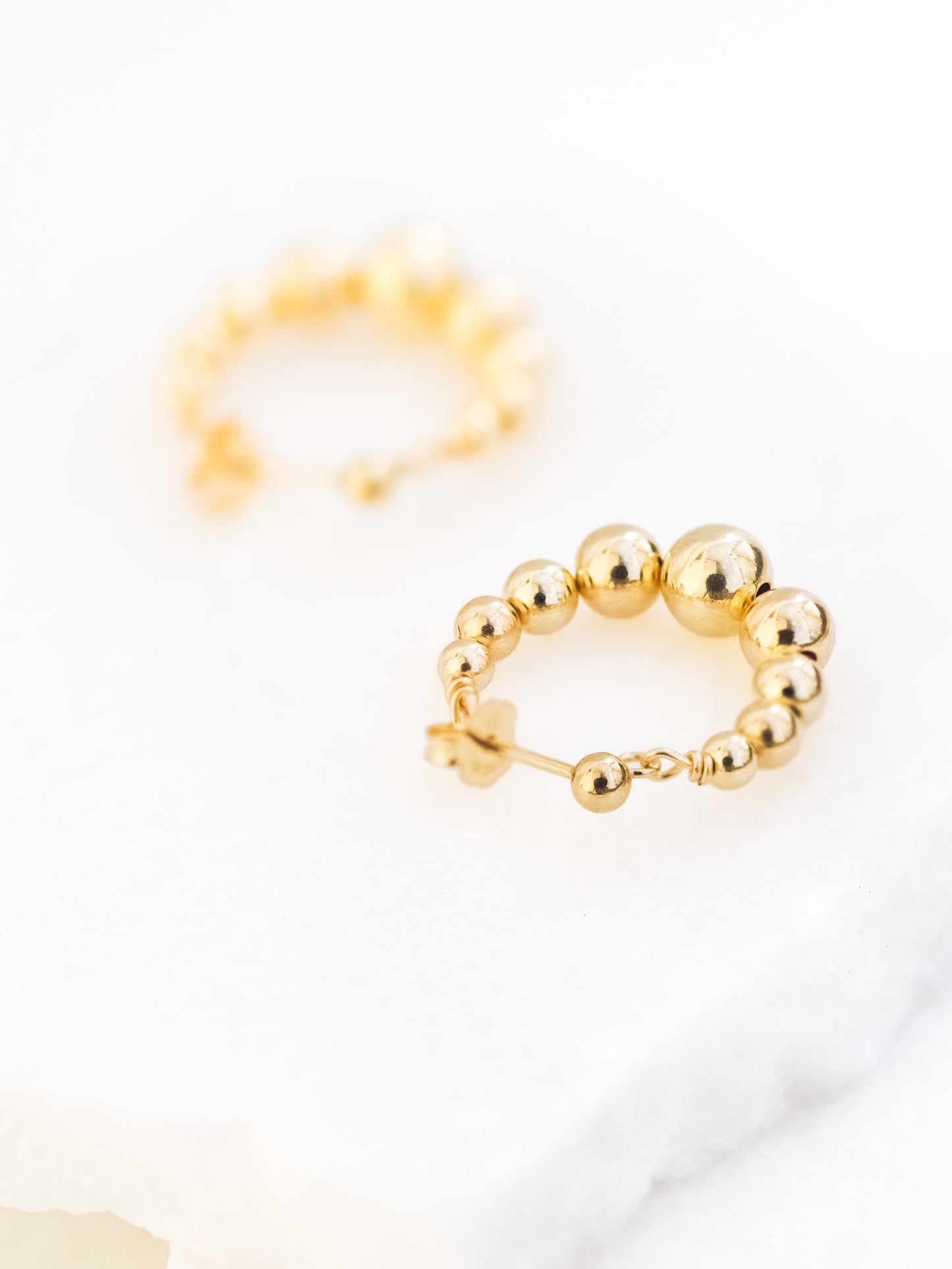 Bubble Hoop Earrings