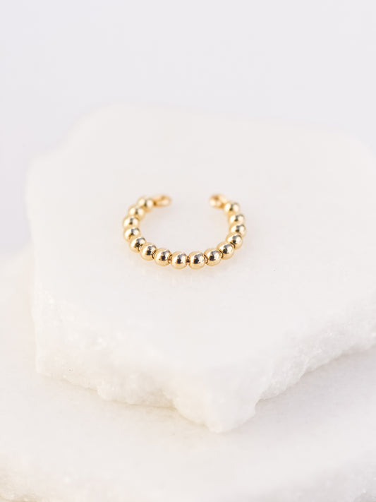 Ear-cuff con perline