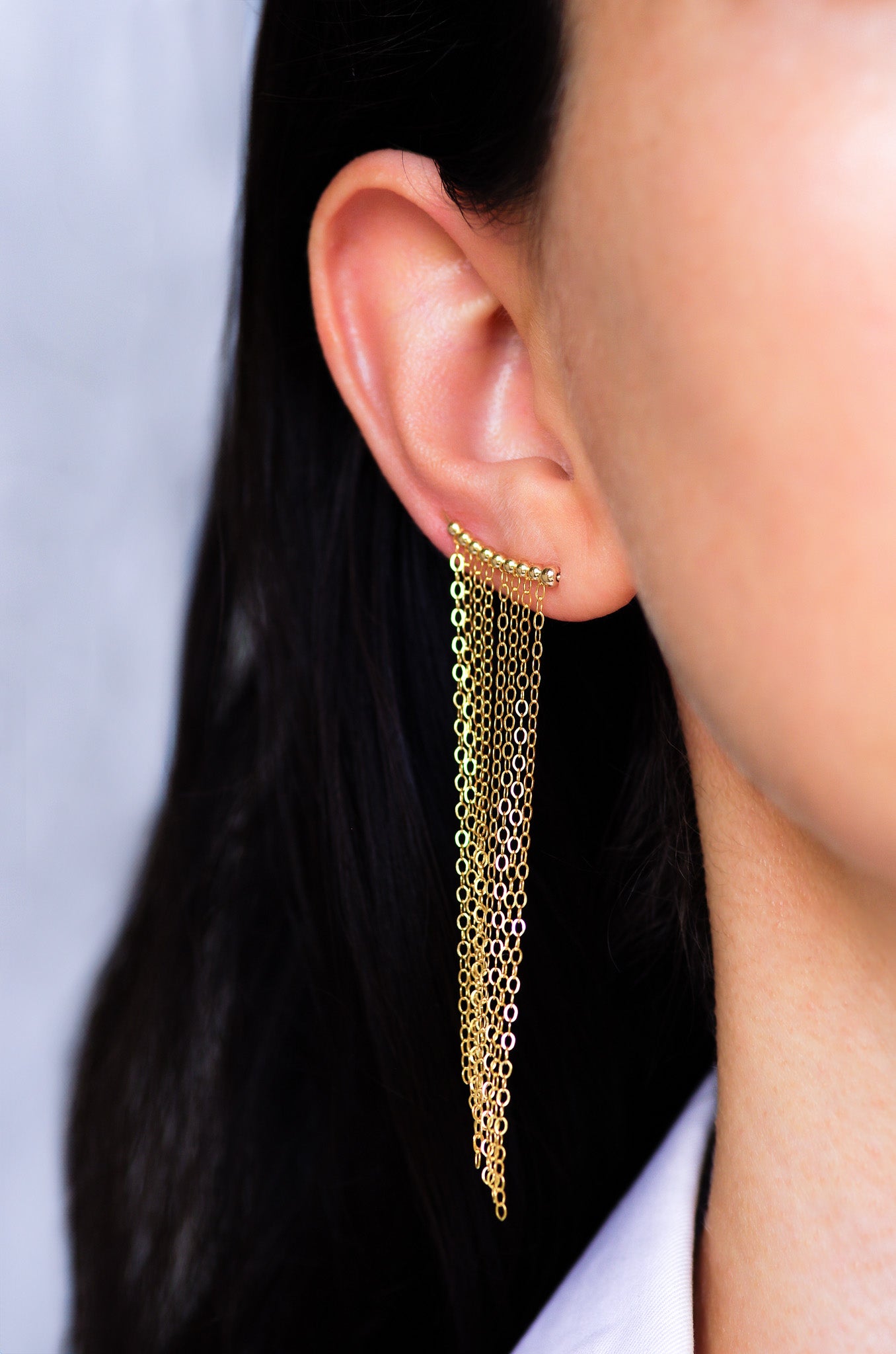 Long Fringe Earrings