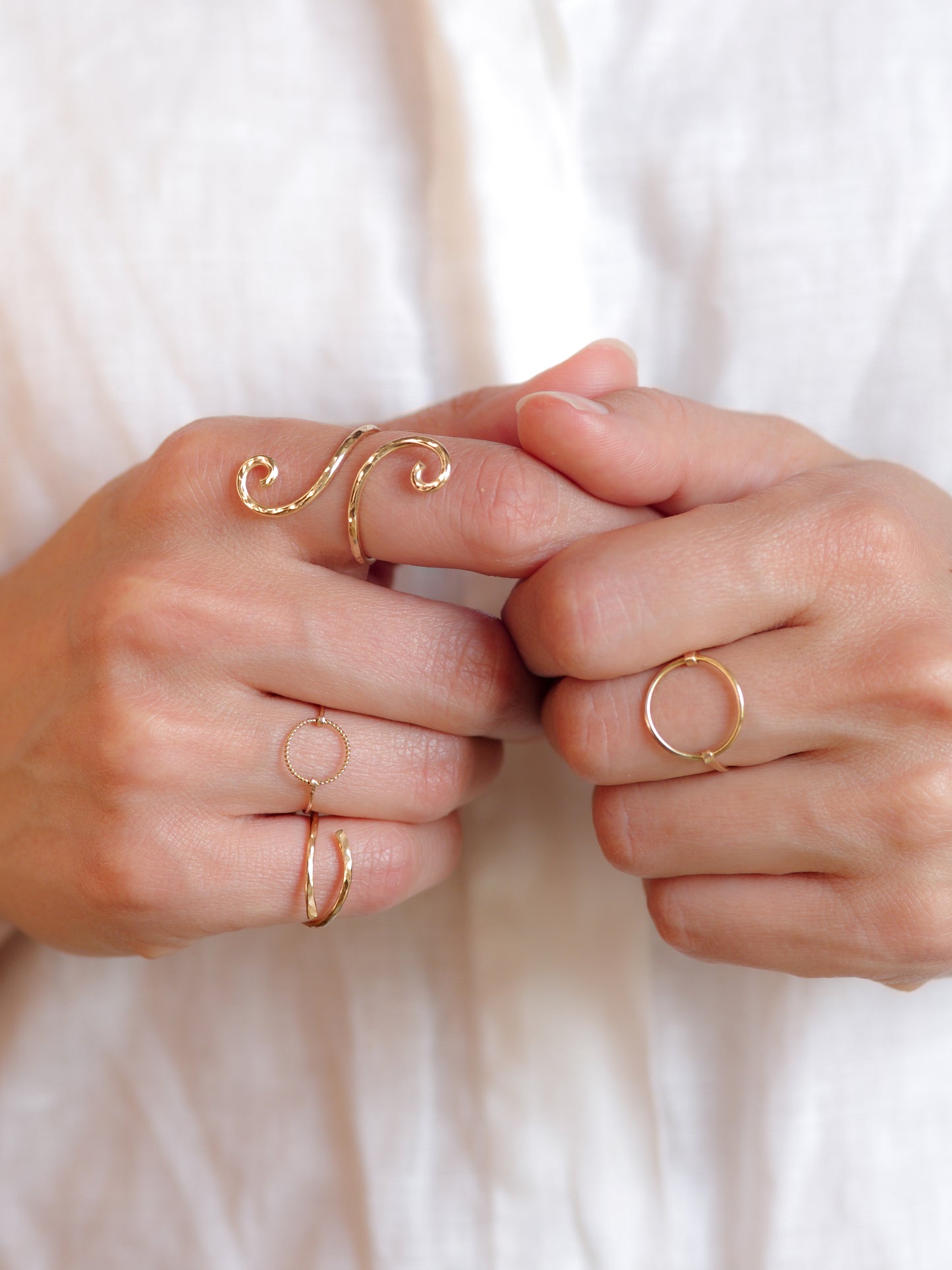 Bold Spiral Ring, Big