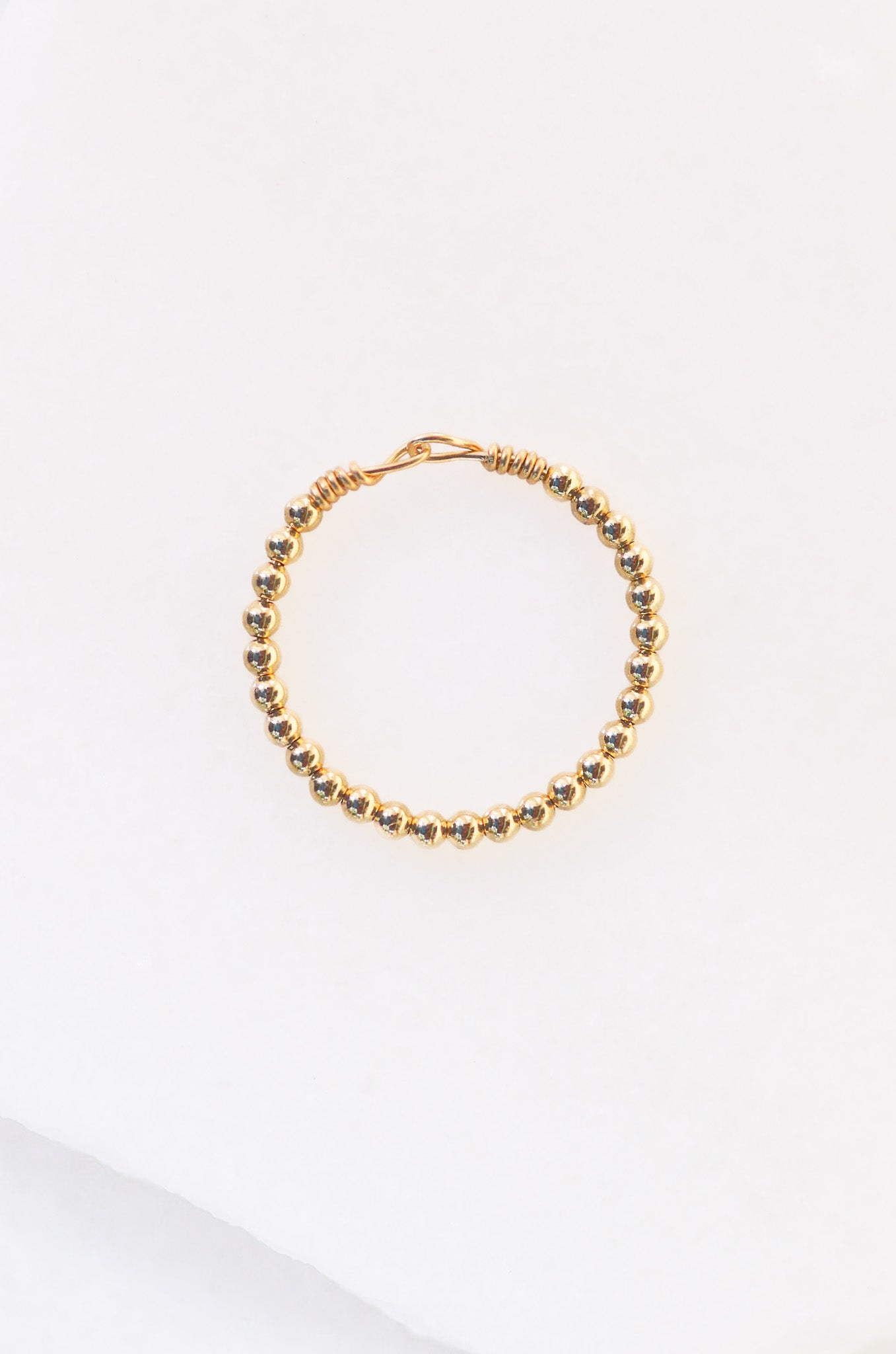 Skinny Beaded Ring