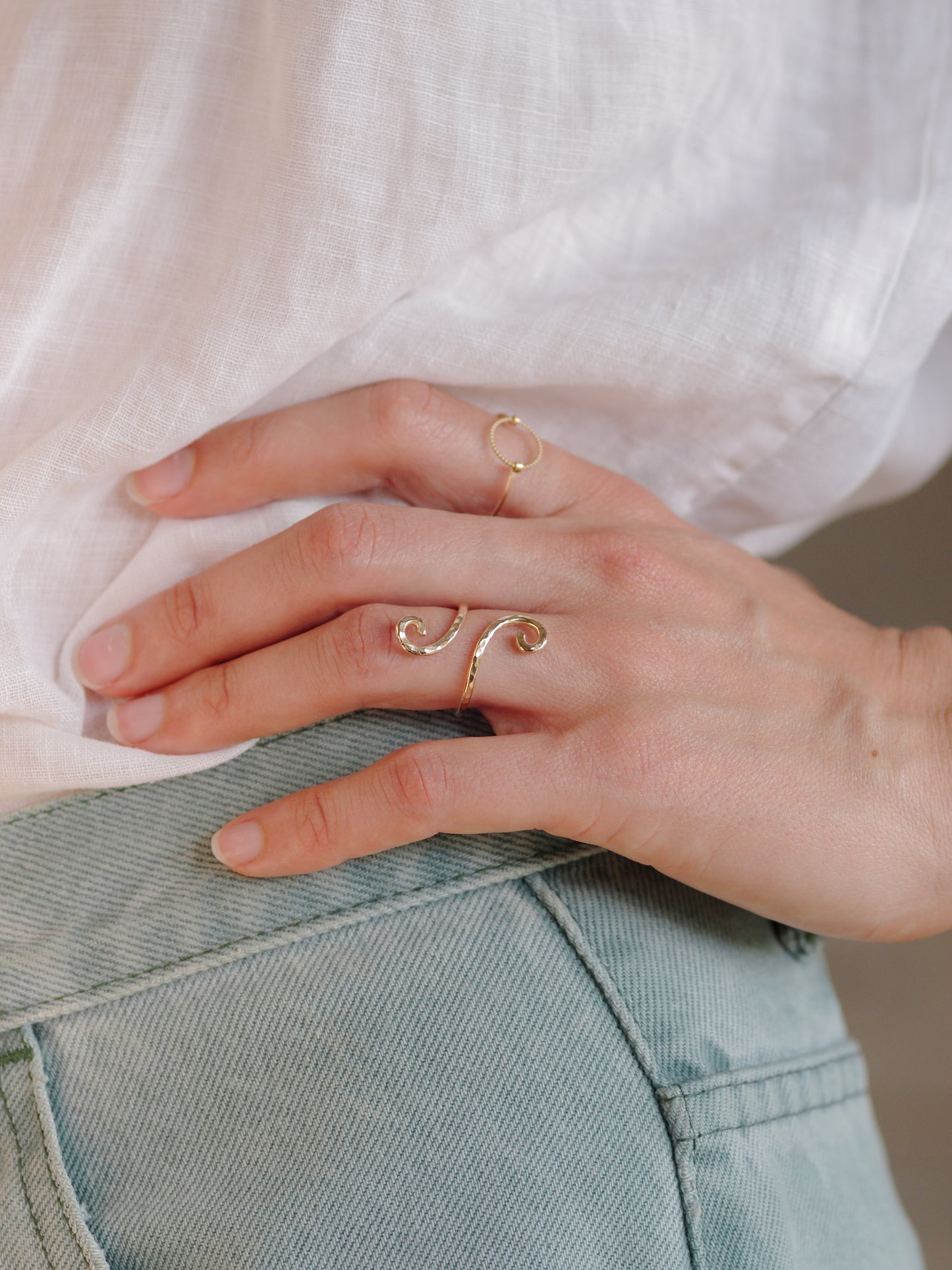 Bold Spiral Ring, Small