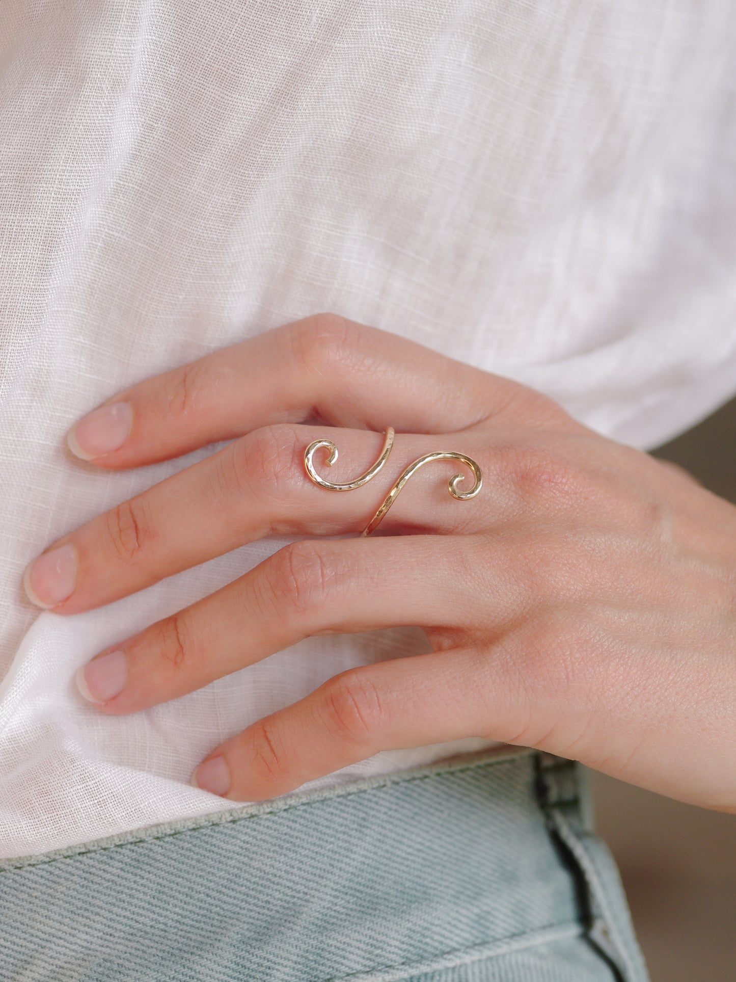 Bold Spiral Ring, Big