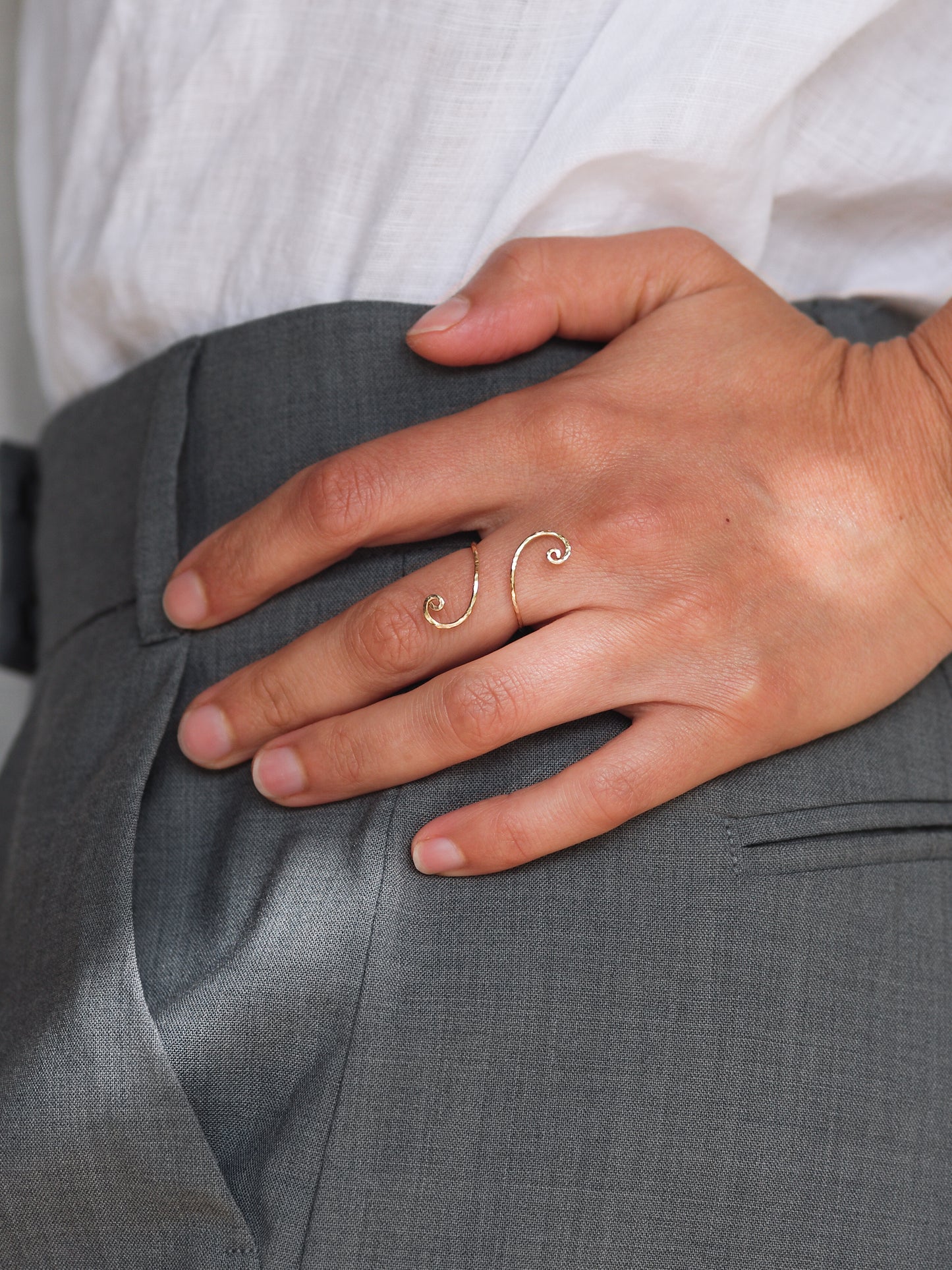 Big Spiral Ring, Thin