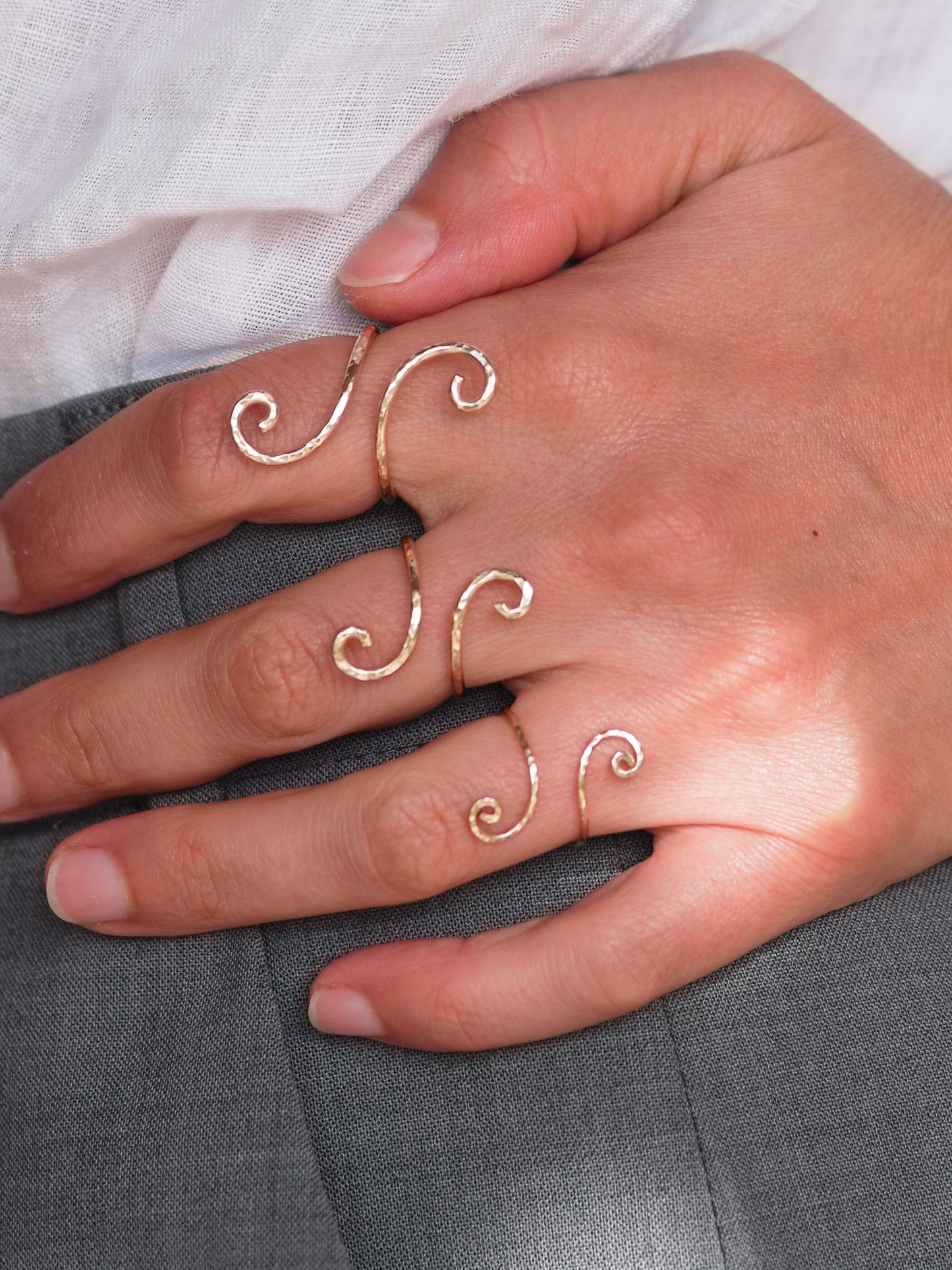 Bold Spiral Ring, Small