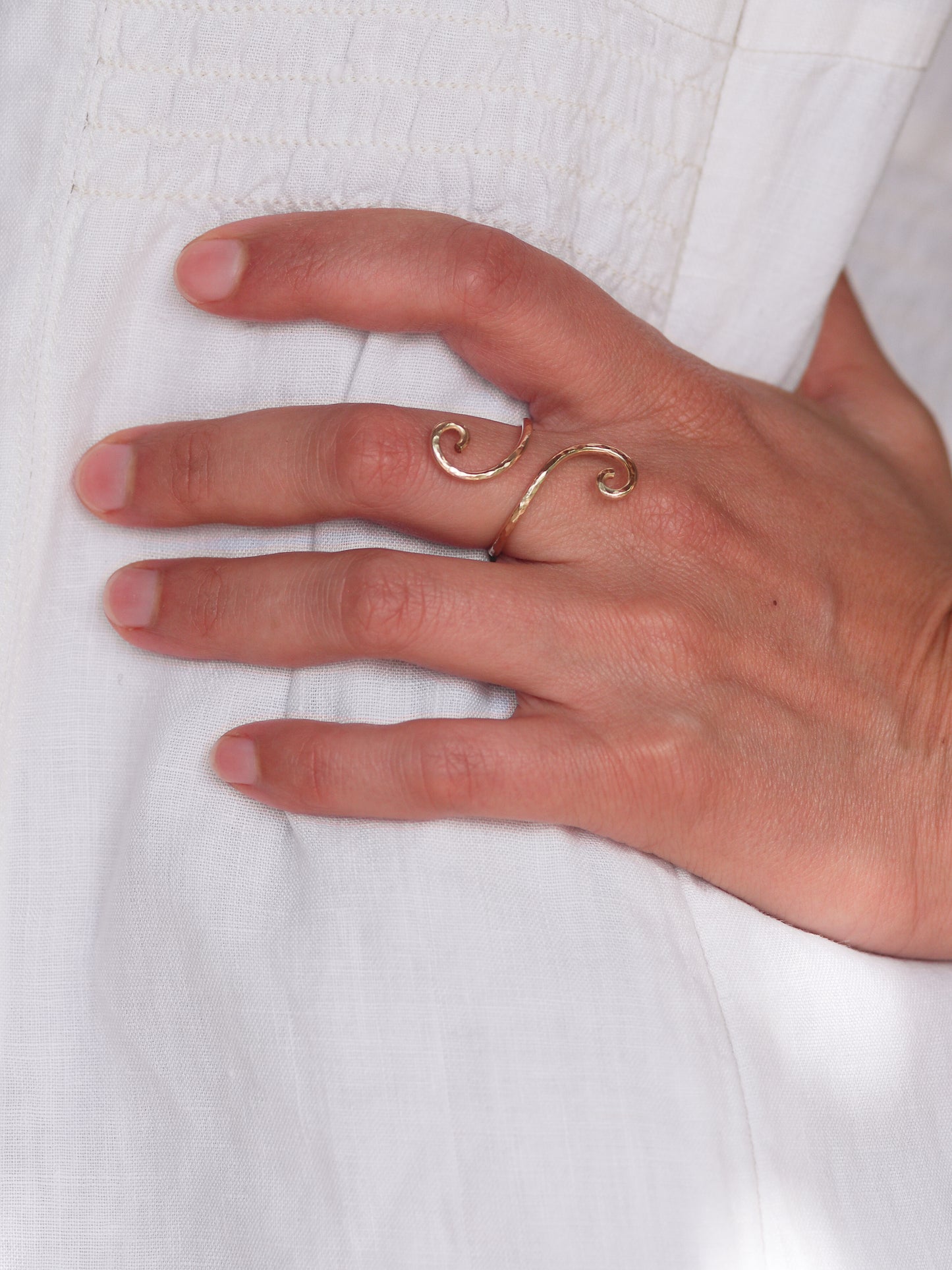 Bold Spiral Ring, Big