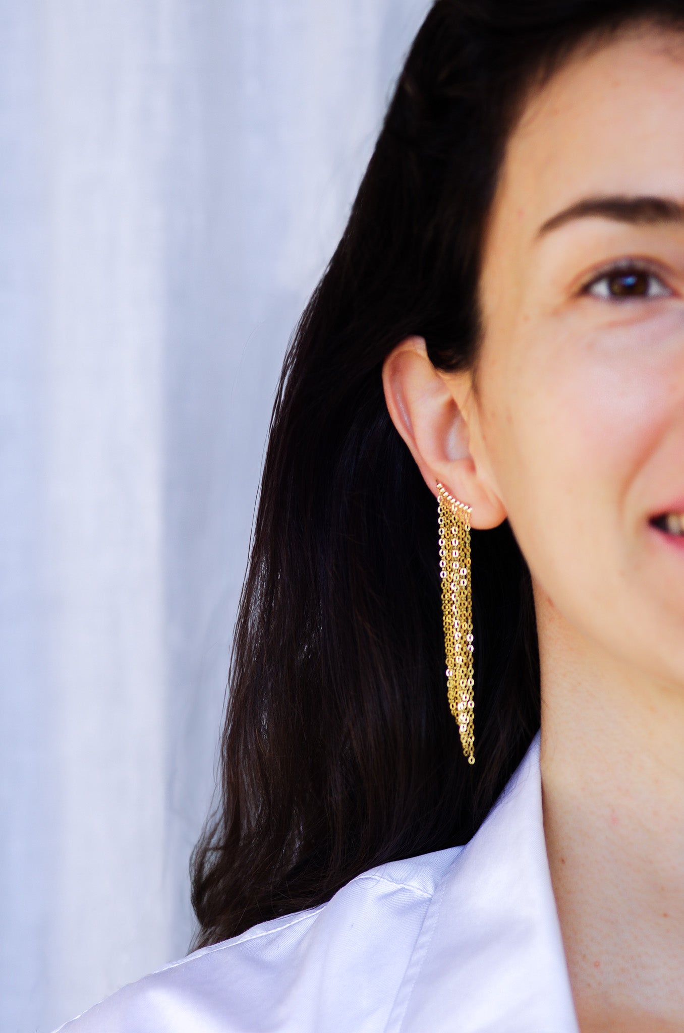Long Fringe Earrings