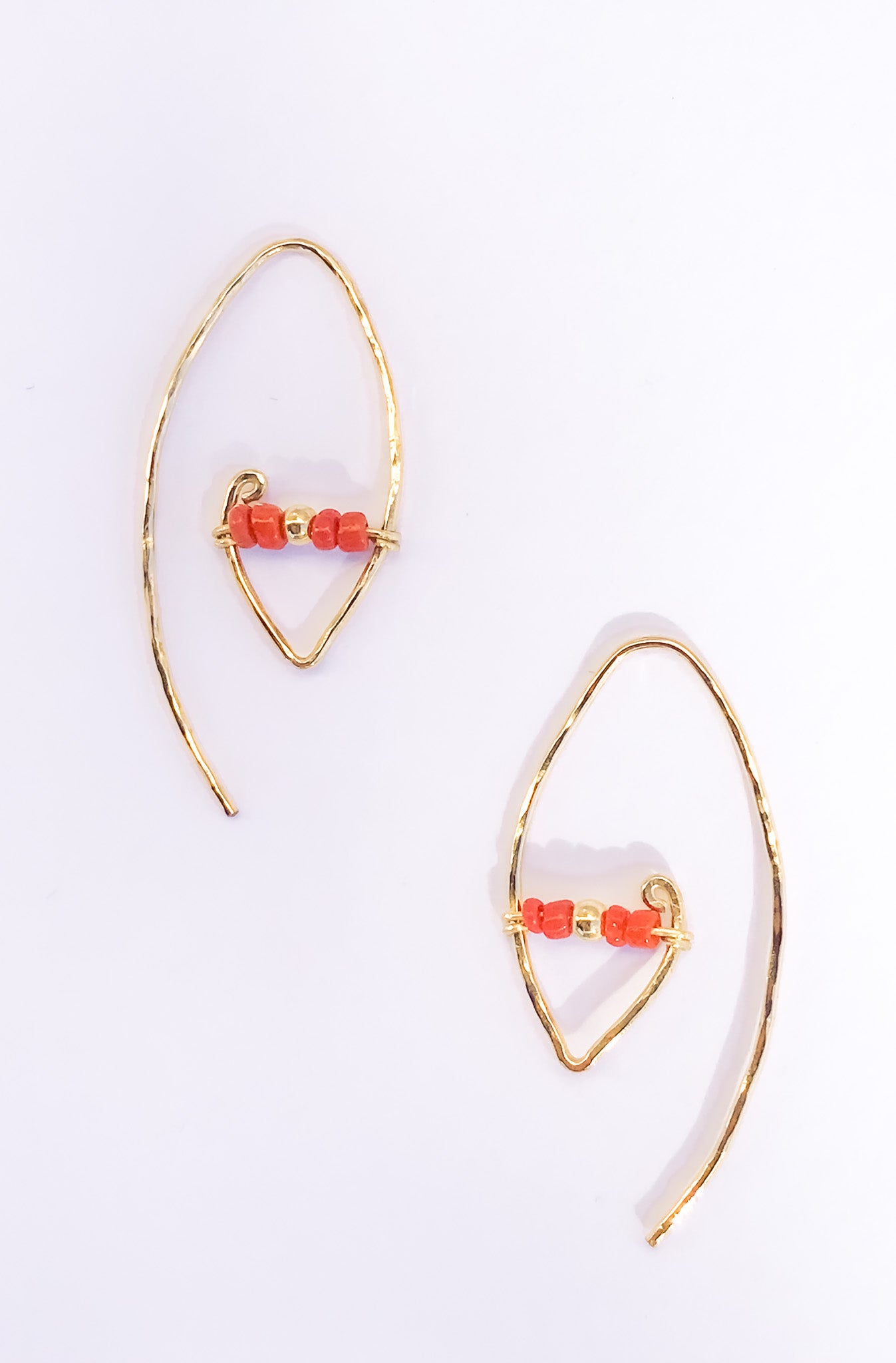 Orecchini Filigrana con Corallo Rosso | oro