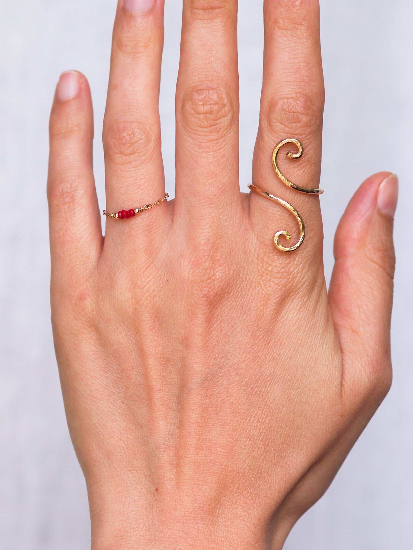 Bold Spiral Ring, Big