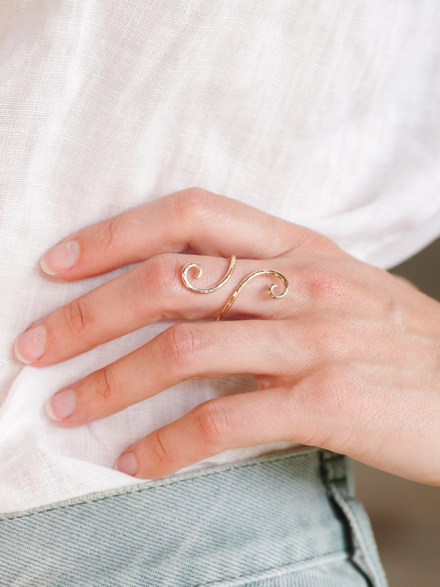 Bold Spiral Ring, Big