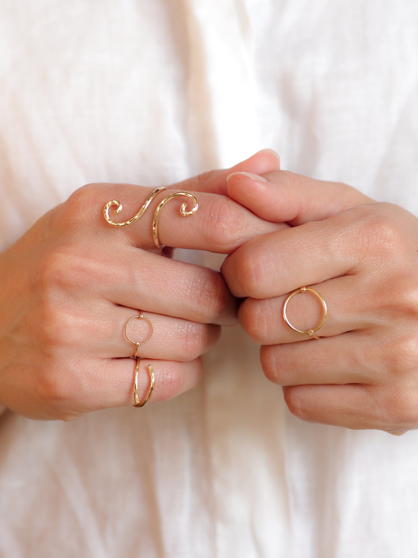Bold Spiral Ring, Big
