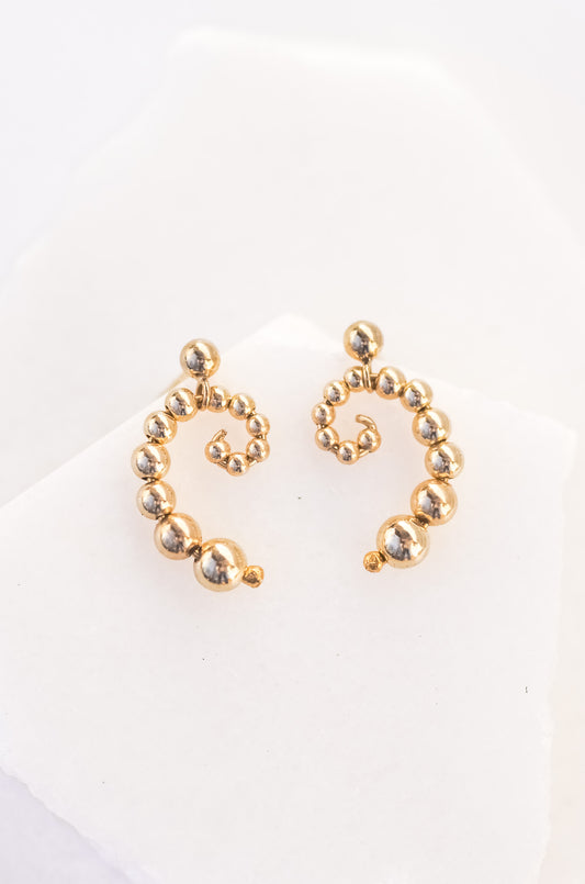 Spiral Earrings, Small