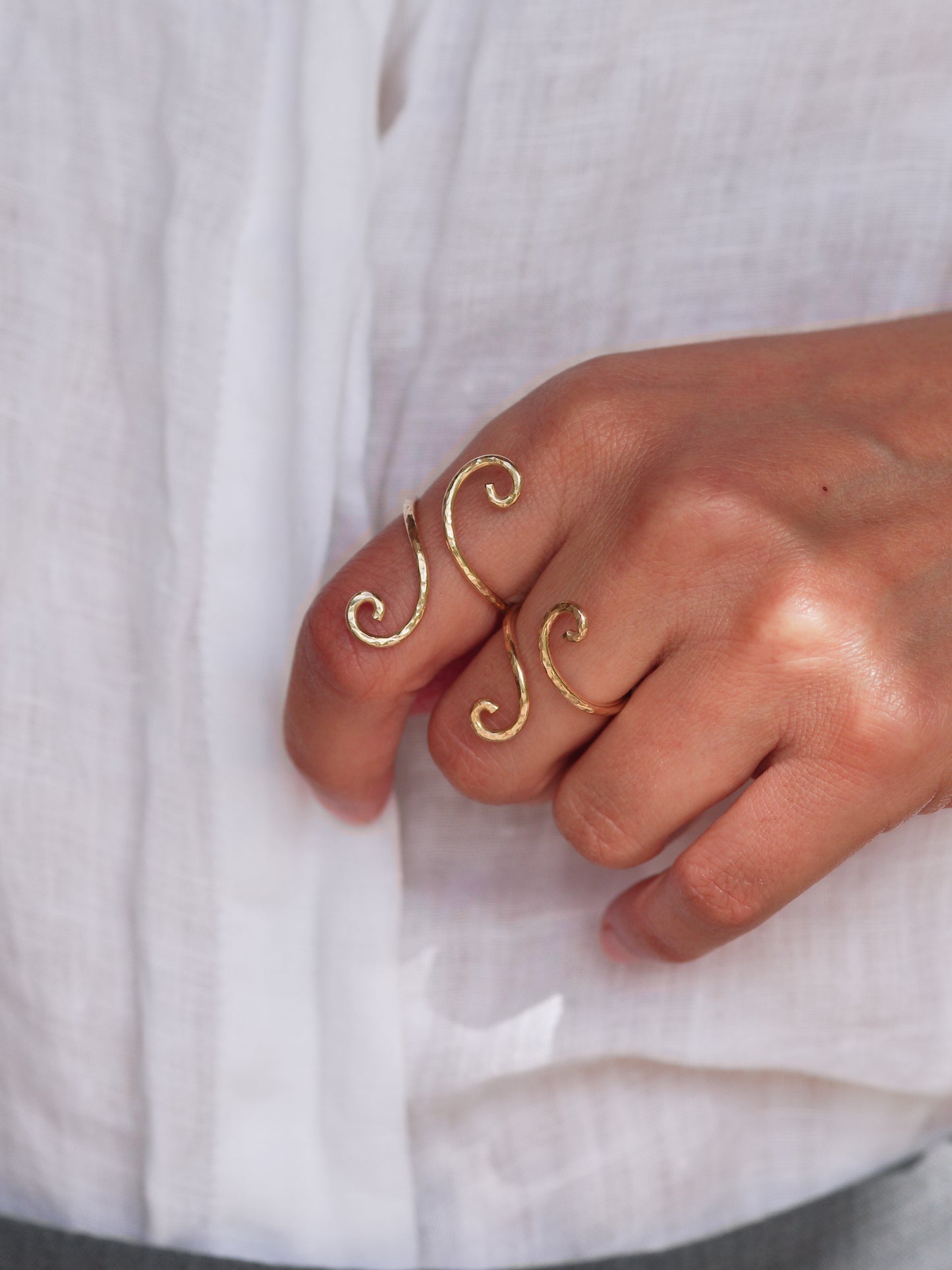 Bold Spiral Ring, Big