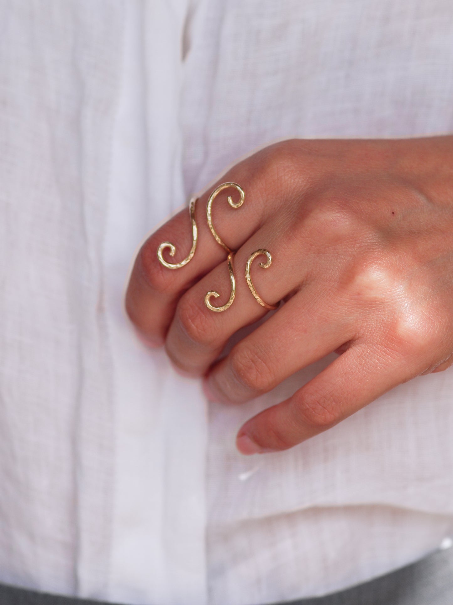 Bold Spiral Ring, Small