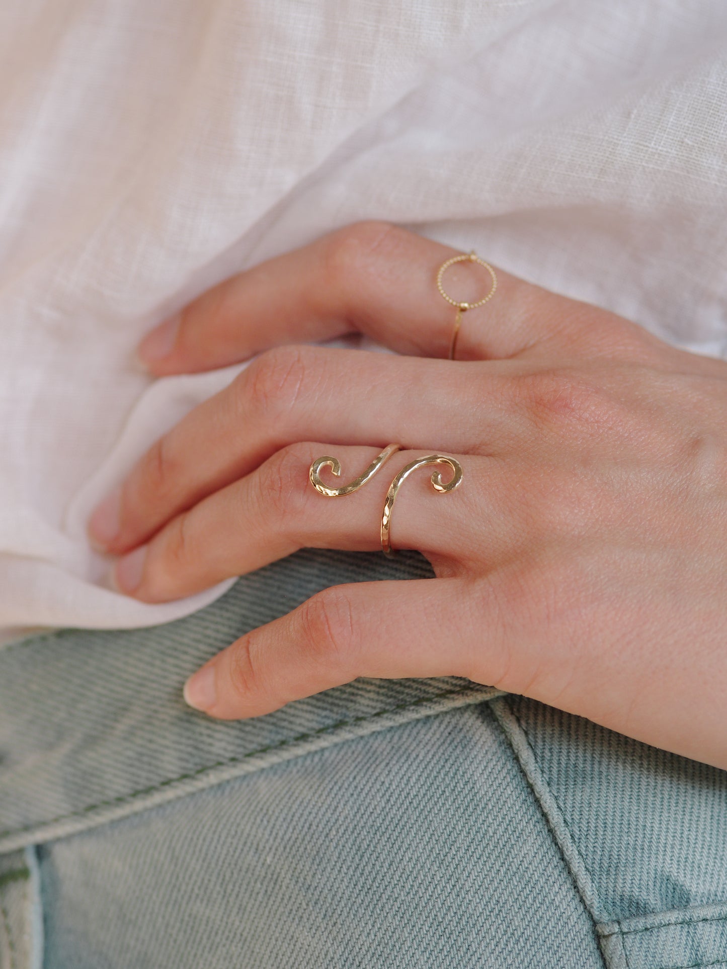 Bold Spiral Ring, Small