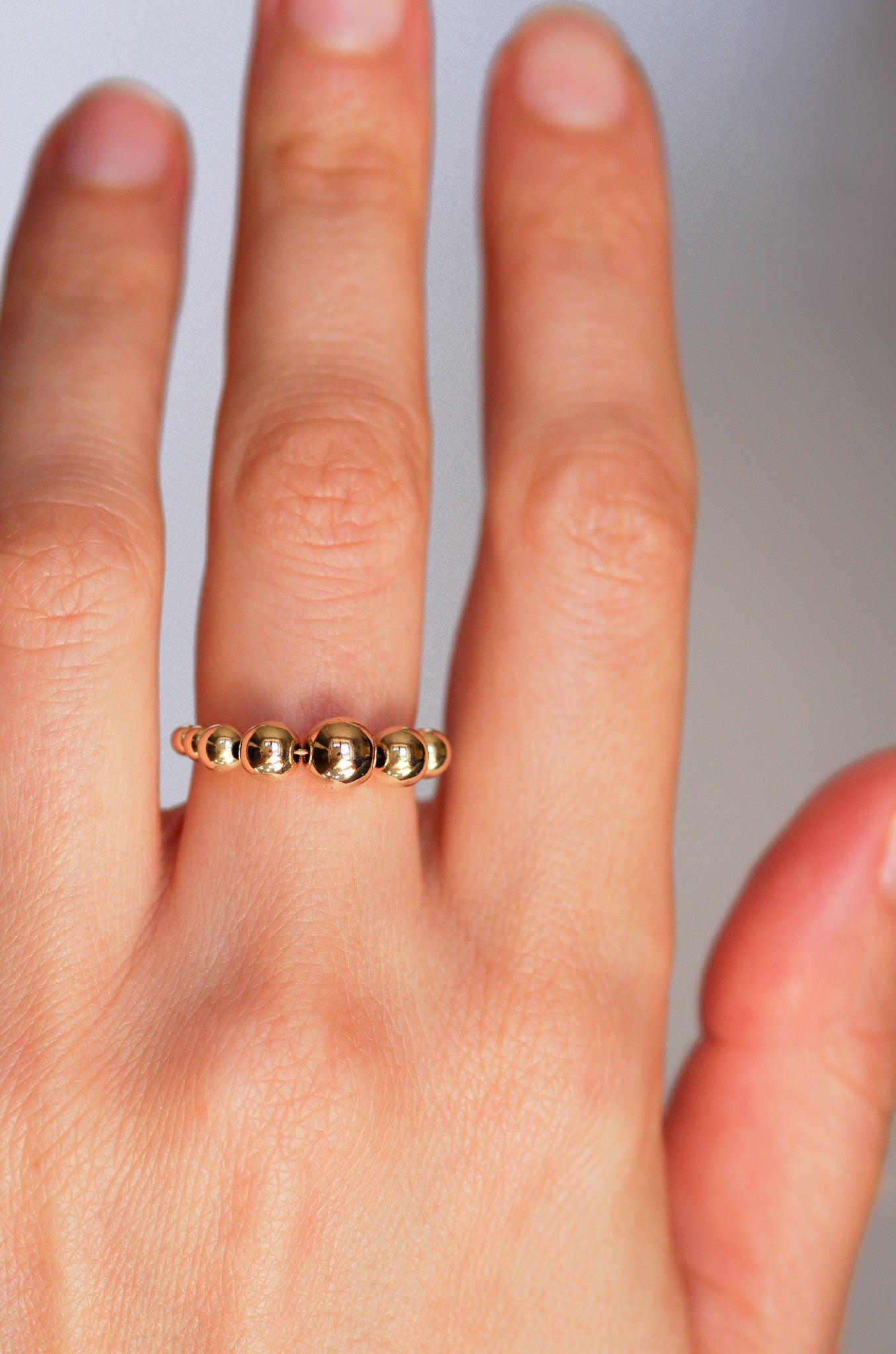 Goldperlen Ring, Dick