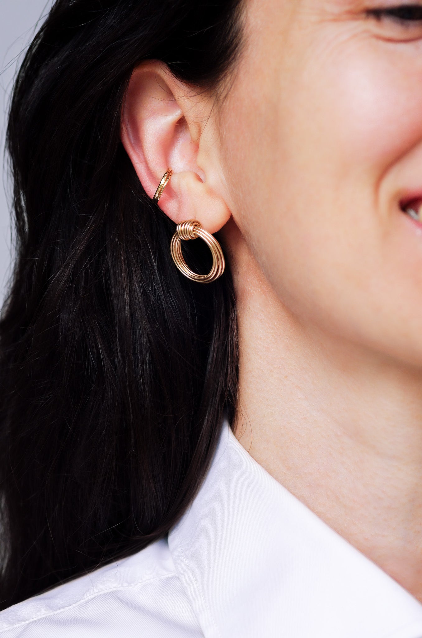 Chunky Circle Earrings