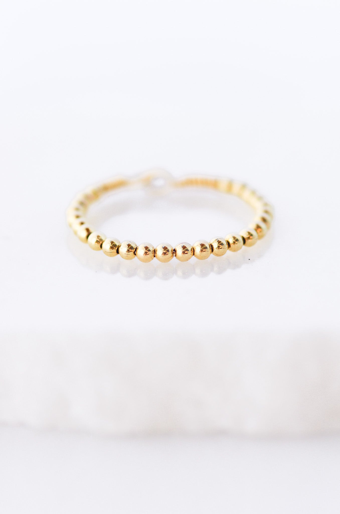 Skinny Beaded Ring