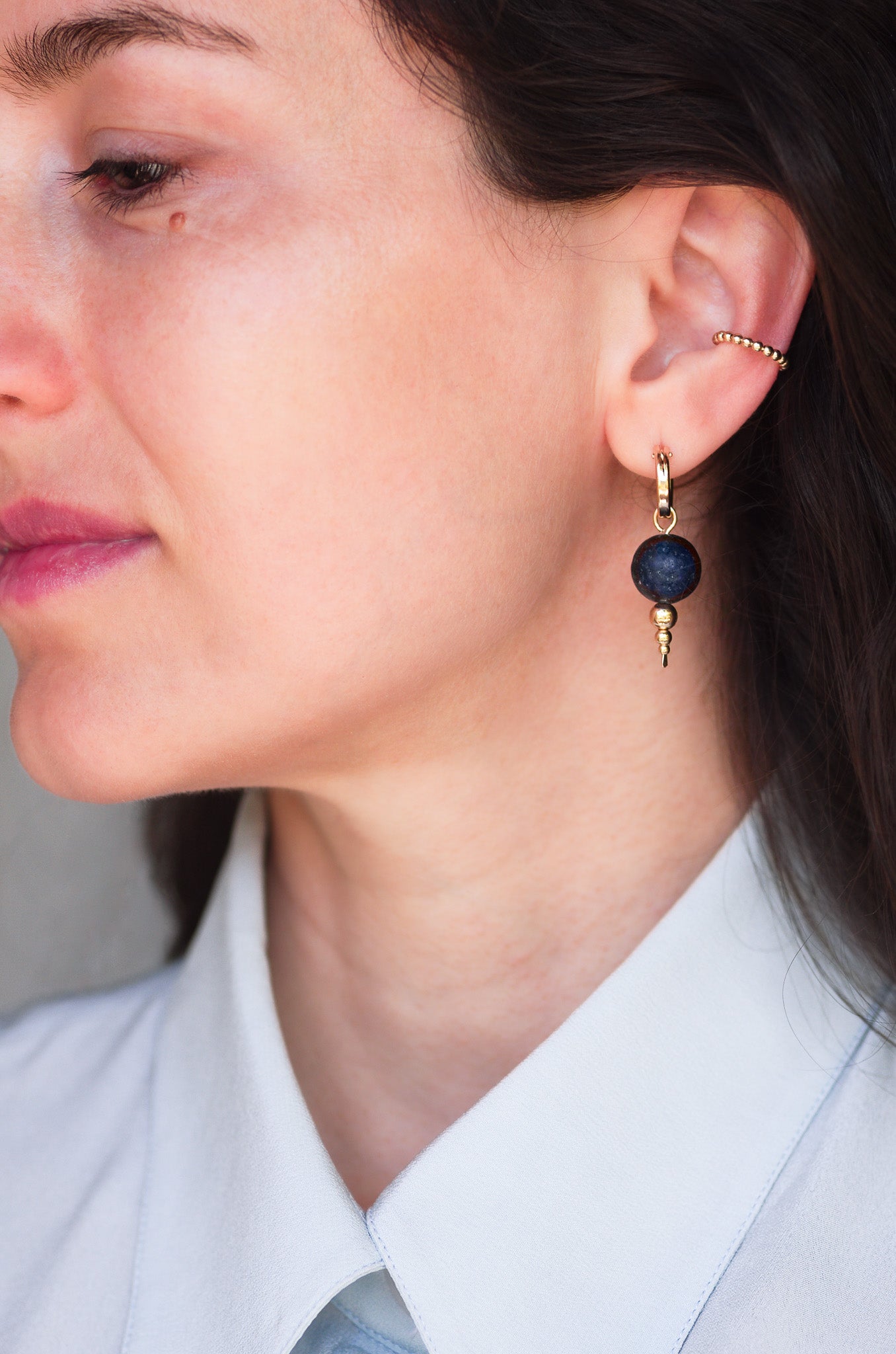 Sustainable Lapis Lazuli Earrings