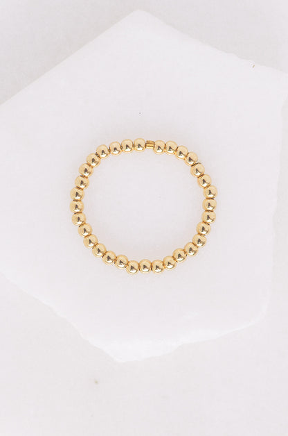 Skinny Beaded Ring