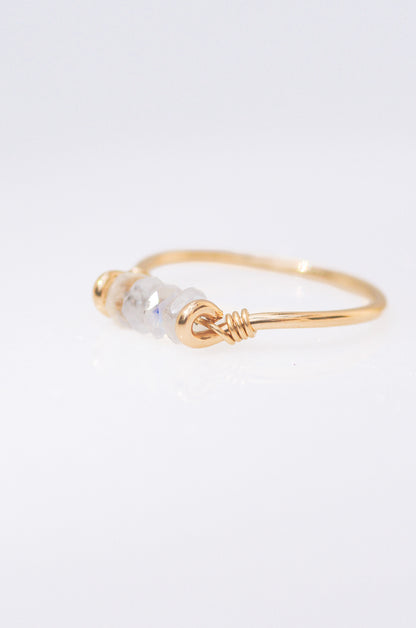 Moonstone Gold Ring