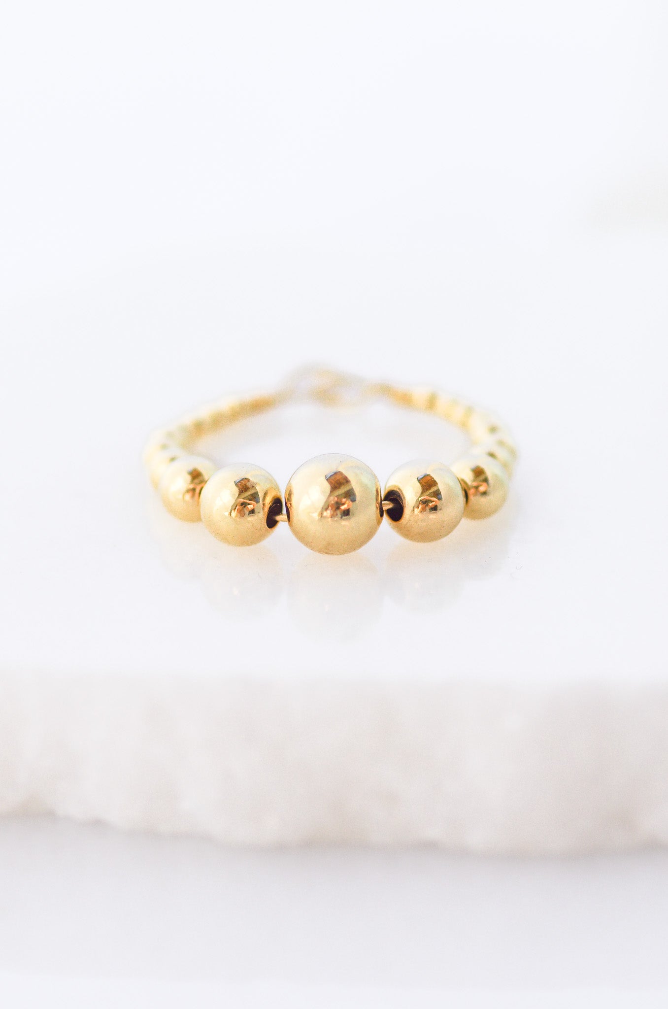 Goldperlen Ring, Dick