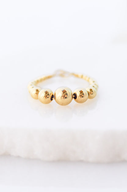 Goldperlen Ring, Dick