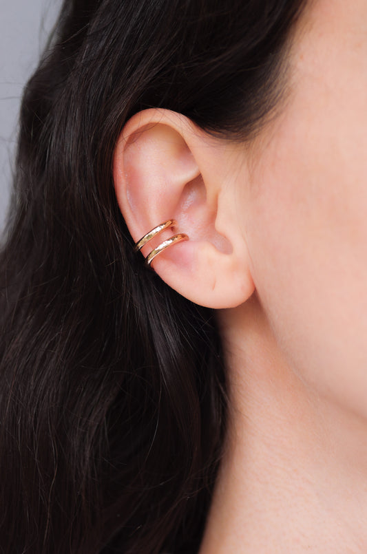 Double Ear Cuffs Gold