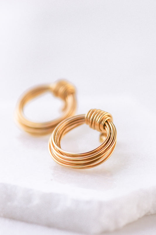 Chunky Circle Earrings