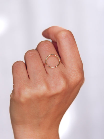 Circle Ring, Gold