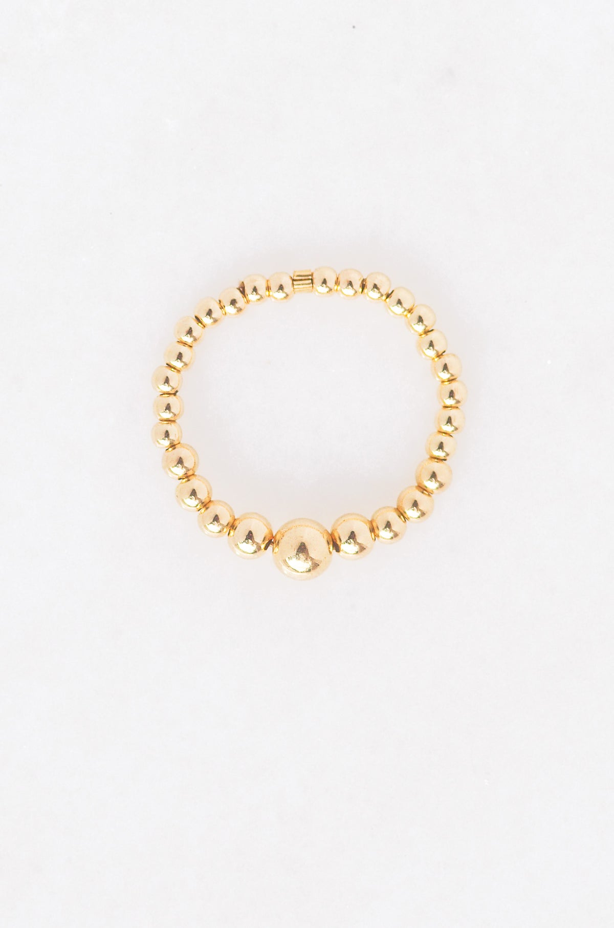 Goldperlenring