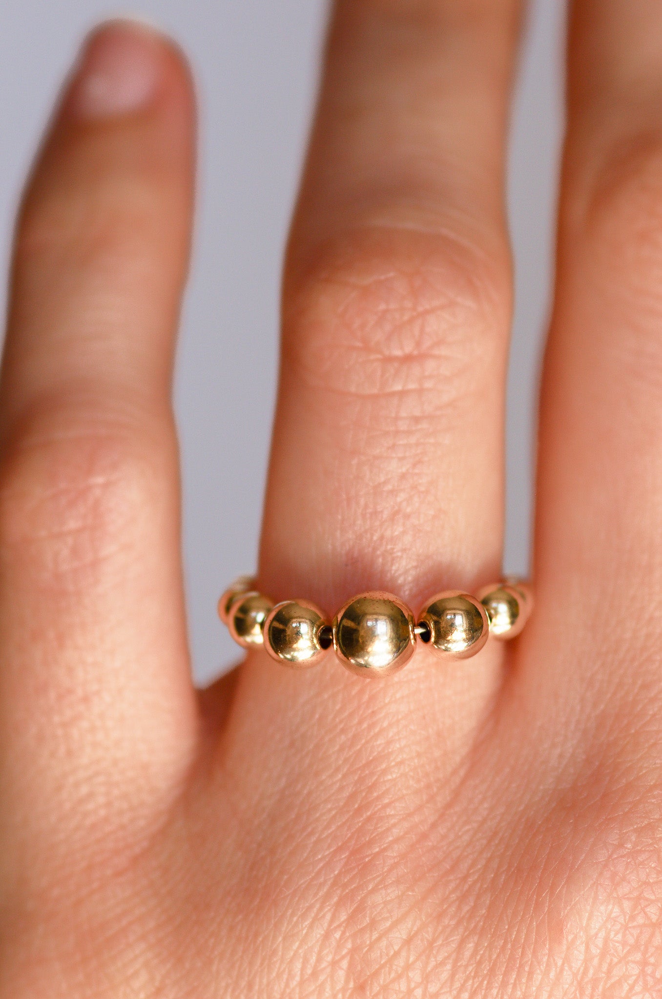 Goldperlen Ring, Dick
