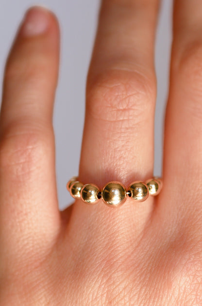 Goldperlen Ring, Dick