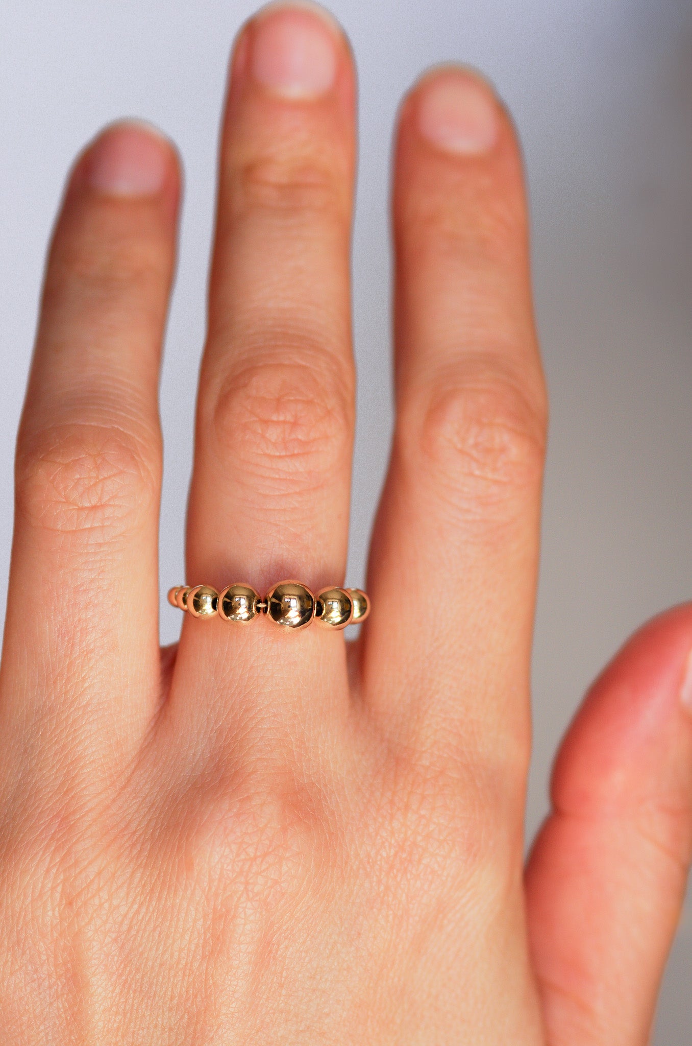 Goldperlen Ring, Dick