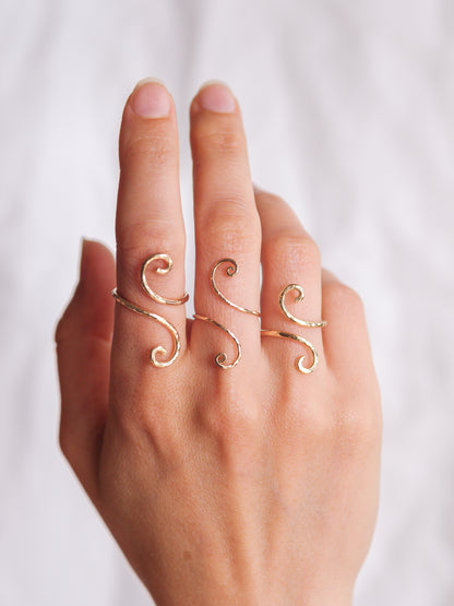 Bold Spiral Ring, Small