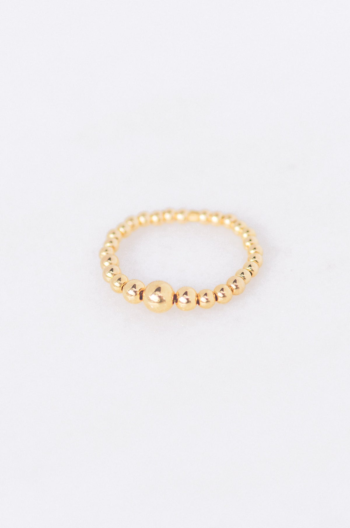 Goldperlenring