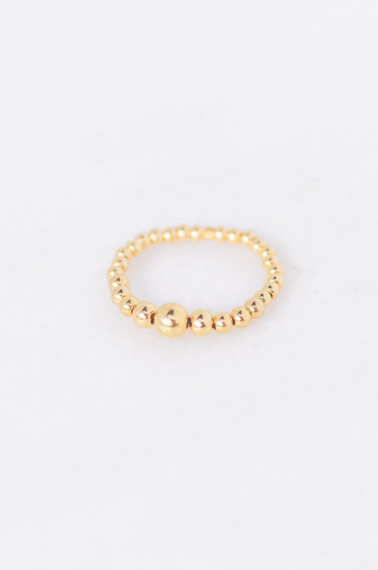 Goldperlenring