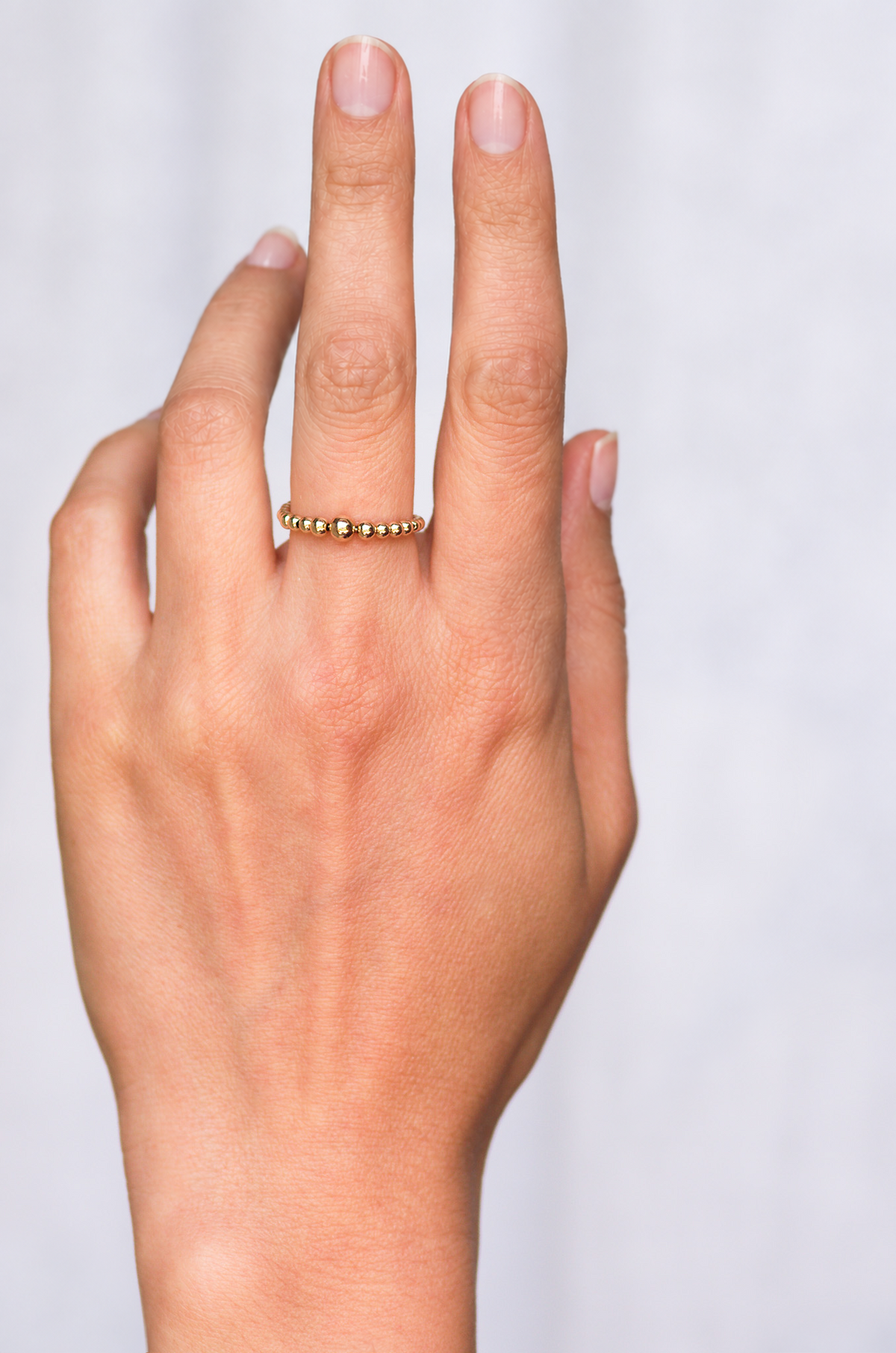 Goldperlenring