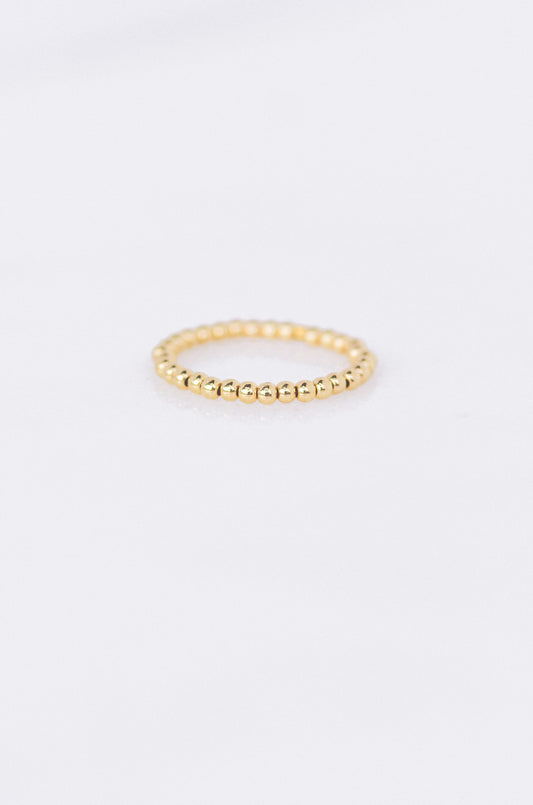 Skinny Beaded Ring